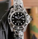 Punk style - Copy Rolex Submariner Diamond Bezel Steel Strap Citizen 8215 Watches